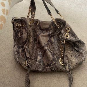 Michael Kors snakeskin bag